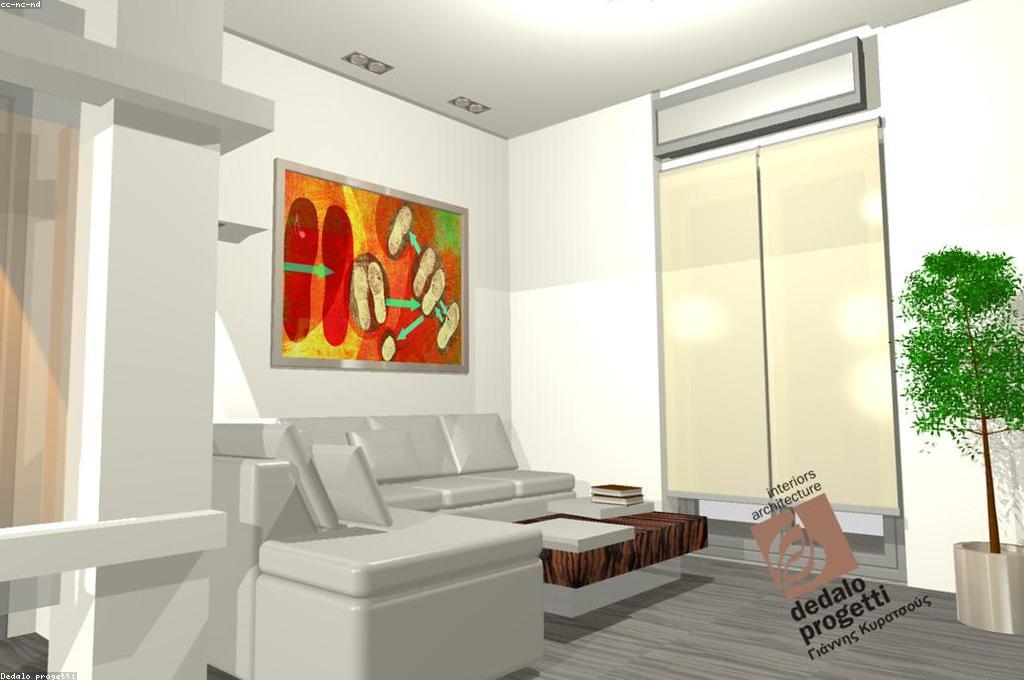 Phòng khách phong cách Minimalist tone trắng
